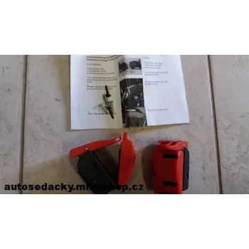 Autosedačka Spony bezpečnostních pásů Recaro Sport a Storchenmühle Starlight