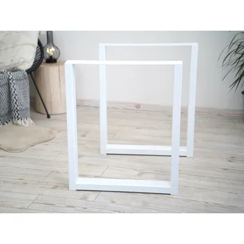 Stolová podnož Treesome Robustní Železná Industrial Podnož Stolová Noha 2ks Bílá Rozměr: Š 40 x V 43 cm