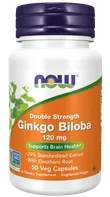 Now Foods Ginkgo Biloba Double Strength Extrakt 120 mg
