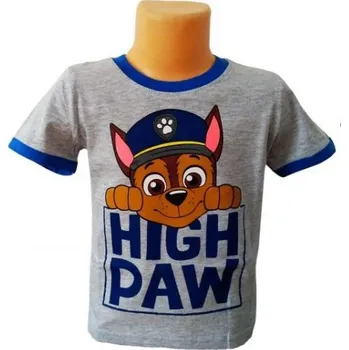 Tričko Tlapková Patrola Paw Patrol krátký rukáv > varianta 01 - šedé Barva: 01 - šedé, Velikost: 98