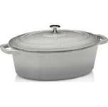 KELA Pekáč litinový s poklicí CALIDO 35x26 cm šedá KL-12608