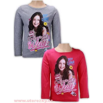 Tričko dlouhý rukáv Soy Luna > varianta 122 šedá > velikost 116
