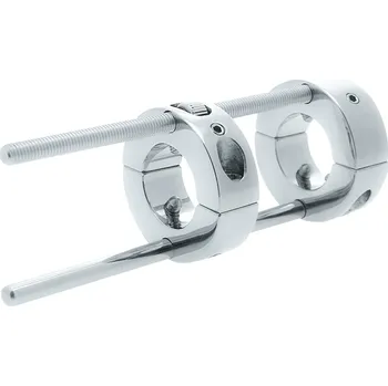 Klinik sex Black Label Stainless Steel Ballstretcher-Stretcher