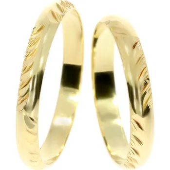 Prsten Zlatnictví Helios Zlaté snubní prsteny L-222