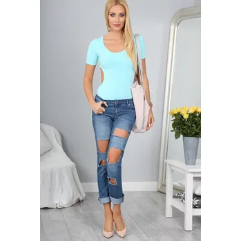 Džínové kalhoty FASARDI modrá | hnědá 1971397