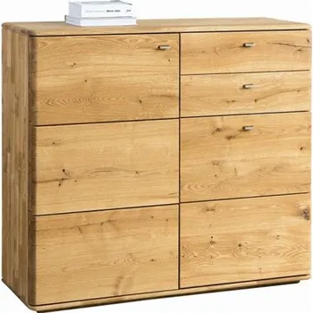 Komoda Luxusní dubová komoda DENVER - DALLAS 46 Barevné provedení: Dub - přírodní