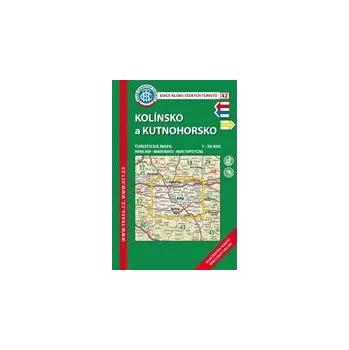 Skládaná mapa Kolínsko a Kutnohorsko - turistická (42) 90 x 58 cm