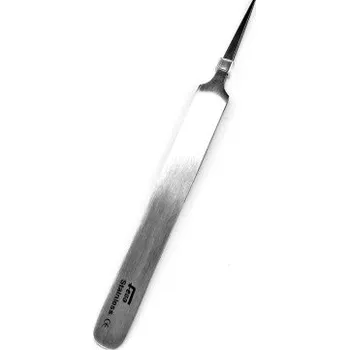 Jemná technická pinzeta bez vroubků 11,5cm FEGA PAK K.T.S. 12312
