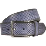 Lindenmann Pánský kožený opasek Lindenmann 2389 modrý