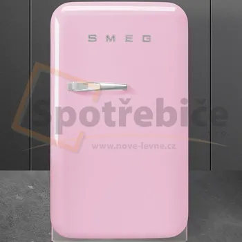 Lednice Smeg FAB5RPK5 růžová chladnička