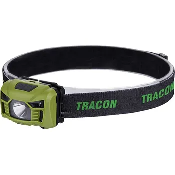 Tracon HL120B Čelová svítilna s akumulátorem,se snímačem pohybu 3 W, 120 lm, 5 h, 3,7 V, 1200 mAh (Tracon HL120B)