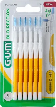 Mezizubní kartáček GUM Bi-Direction ISO 4 1,4 mm 6 ks žluté