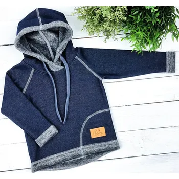 Dívčí mikina Kulišárny Hřejivá mikina JEANS VELIKOST: 122