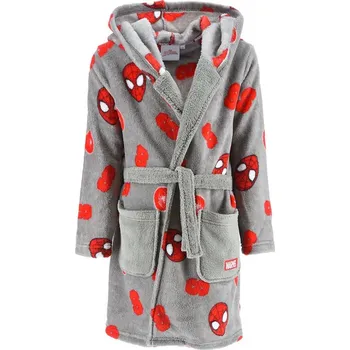 Dívčí župan Spiderman ŽUPAN SPIDERMAN, šedý Velikost: 3
