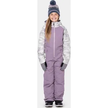 Dívčí bunda 686 kombinéza - Girls Shine One-Piece Dusty Orchid Clrblk (DSOC)