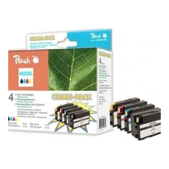 Peach HP PI300-416 | sada MultiPack inkoustových náplní No932XL/933XL, CN053-056 PEACH kompatibilní cartridge HP No 932XL/933XL MultiPack, Black, Cyan, Magenta, Yellow, 42 ml, 3x 14 ml