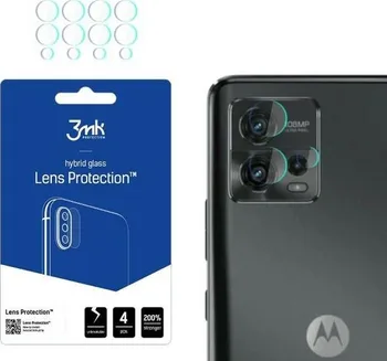 3mk Lens Protect ochranné sklo kamery pro Motorola Moto G72 4 ks