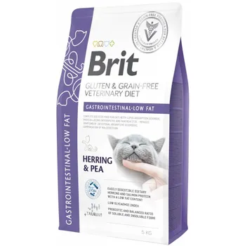 Brit Veterinary Diet Cat Gastrointestinal-Low Fat, 5 kg