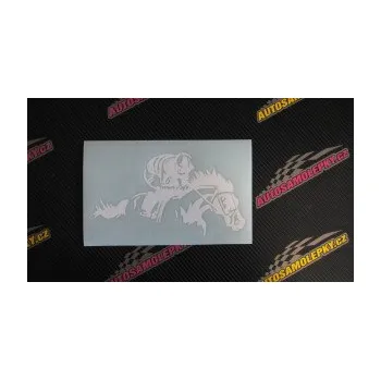 Samolepící dekorace SAMOLEPKA Kůň 075 pravá závod s jezdcem, dostihy (10 - červená) NA AUTO, NÁLEPKA, FÓLIE, POLEP, TUNING, VLASTNÍ TEXT, TISK, AUTOSAMOLEPKY.cz, POLEPY, OBRÁZEK, LOGO, SAMOLEPKY