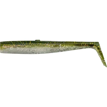 Umělá nástraha Savage Gear Gumová Nástraha Sandeel V2 Tail Green Silver 5 ks - 14 cm 23 g