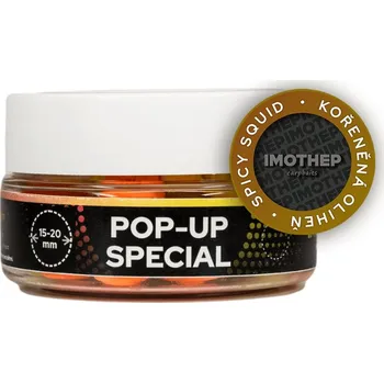 Boilies Pop up kořeněná oliheň (Kleopatra) (Plovoucí boilie kořeněná oliheň.)