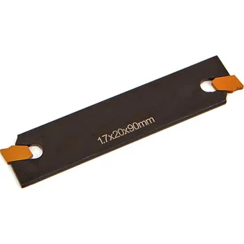 Příslušenstí k soustruhu Náhradní planžeta 1.7 x 20 x 90 mm s VBD hroty GTN 2 pro upichovací držáky (TrueTech)