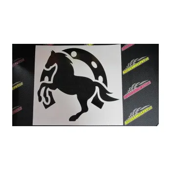 Samolepící dekorace Kůň 033 levá podkova (17 - šedá) SAMOLEPKA NA AUTO, NÁLEPKA, FÓLIE, POLEP, TUNING, VLASTNÍ TEXT, TISK, AUTOSAMOLEPKY.cz, POLEPY, OBRÁZEK, LOGO, 3D STICKERS