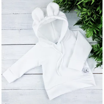 Dívčí mikina Kulišárny Mikina s oušky SNOW VELIKOST: 122(6-7r)