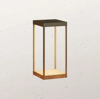 Venkovní osvětlení Il Fanale Lanterne slim, venkovní lampa LED 13W 2700K, antická mosaz , výška 47cm, IP55