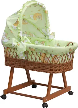 Kolébka pro miminko Scarlett Proutěný košík s boudičkou Mráček