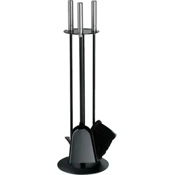 Krbová kamna LIENBACHER sada krbového nářadí 630mm, 3dílná, černá