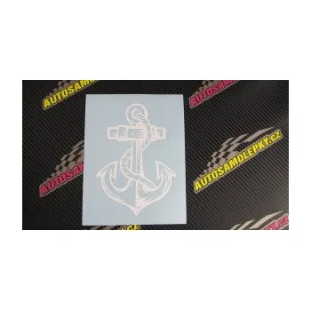 Polep vozidla SAMOLEPKA Kotva 001 levá (10 - červená) NA AUTO, NÁLEPKA, FÓLIE, POLEP, TUNING, VLASTNÍ TEXT, TISK, AUTOSAMOLEPKY.cz, POLEPY, OBRÁZEK, LOGO, SAMOLEPKY