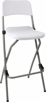 Barová židle Barová skládací židle 103 x 51 x 40 cm bílá