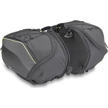 Zavazadlo na motocykl Ea127 boční brašny givi, černé, rozšiřitelné, objem max. 30 l., (základní řada easy)