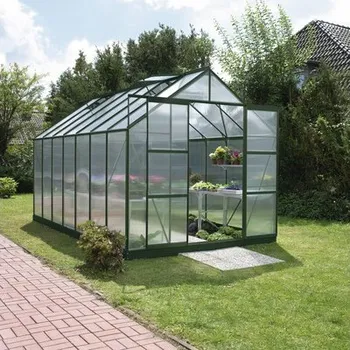 Pěstitelství Skleník Vitavia Uranus 11500 polykarbonát 4 mm 257 x 445 cm zelený