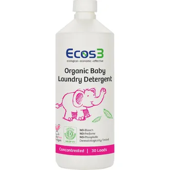Prací prášek ECOS3 BABY Ekologický prostředek na dětské prádlo 1050 ml