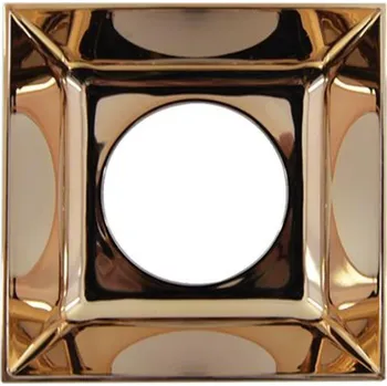 Bodové svítidlo ACA Lighting červená zlatá hranatý reflektor pro G90461C MOLLY R90461CRG