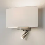 ASTRO nástěnné svítidlo pro čtení Napoli Reader LED 60W E27 bez stínítka matný nikl 1185003