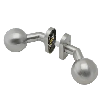 Dveřní kování Nerez kování koule / koule, otočná, oválná rozeta