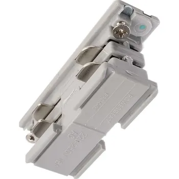 Bodové svítidlo Deko-Light kolejnicový systém 3-fázový 230V D Line elektrická spojka 220-240V AC/50-60Hz šedá RAL 7040 68 710016