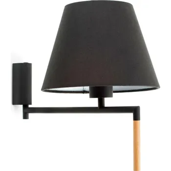 Nástěnné svítidlo FARO RON nástěnná lampa, tmavě šedá/černá