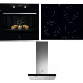 Set domácích spotřebičů ELECTROLUX KODDP77X + ELECTROLUX EHF6343FOK + ELECTROLUX LFT766X