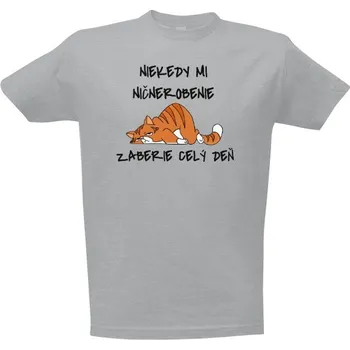 Pánská móda Tričko s potiskem Ničnerobenie pánské