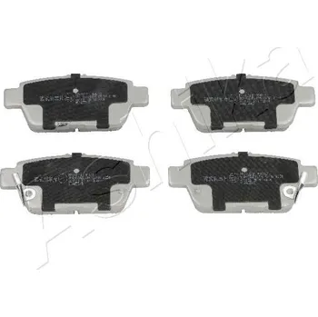 Brzdová destička Sada brzdových destiček, kotoučová brzda ASHIKA 51-04-412