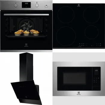 Set domácích spotřebičů ELECTROLUX KODGH70TX + ELECTROLUX LIR60430 + ELECTROLUX LFV616K + ELECTROLUX EMS4253TEX