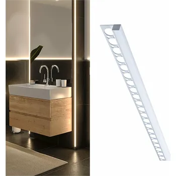 LED osvětlení PAULMANN LumiTiles LED Strip Profil Frame 2m hliník eloxovaný/satén