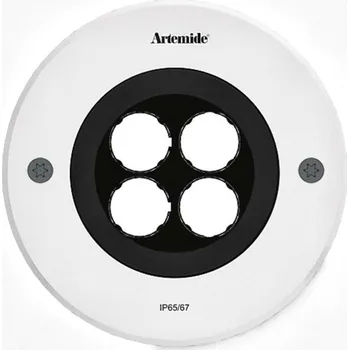 Venkovní osvětlení Artemide Ego 150 downlight kruh 38d 3000K hliník IK09 T4085WFLW00