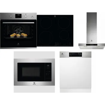 Set domácích spotřebičů ELECTROLUX KODGH70TX + ELECTROLUX LIR60430 + ELECTROLUX LFT426X + ELECTROLUX EMS4253TEX + ELECTROLUX EEM48300IX