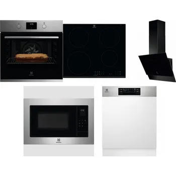 Set domácích spotřebičů ELECTROLUX KOFGH70TX + ELECTROLUX LIR60430 + ELECTROLUX LFV616K + ELECTROLUX EMS4253TEX + ELECTROLUX EEM48300IX