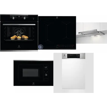 Set domácích spotřebičů ELECTROLUX KODEH70X + ELECTROLUX EIS62449 + ELECTROLUX LFP326S + ELECTROLUX LMS2203EMX + ELECTROLUX EEM43300IX